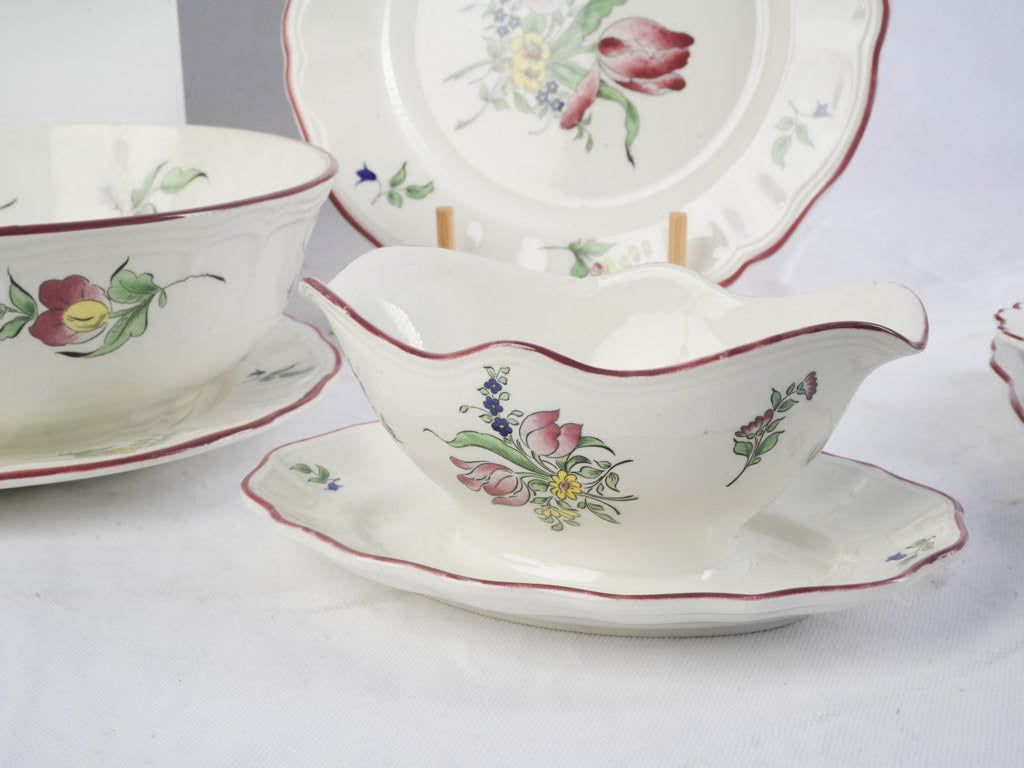 Historic pastoral-inspired plate set