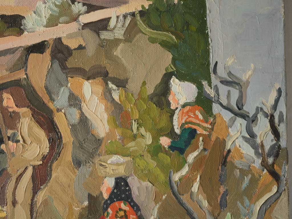 Sun-warmed palette Provençal scene
