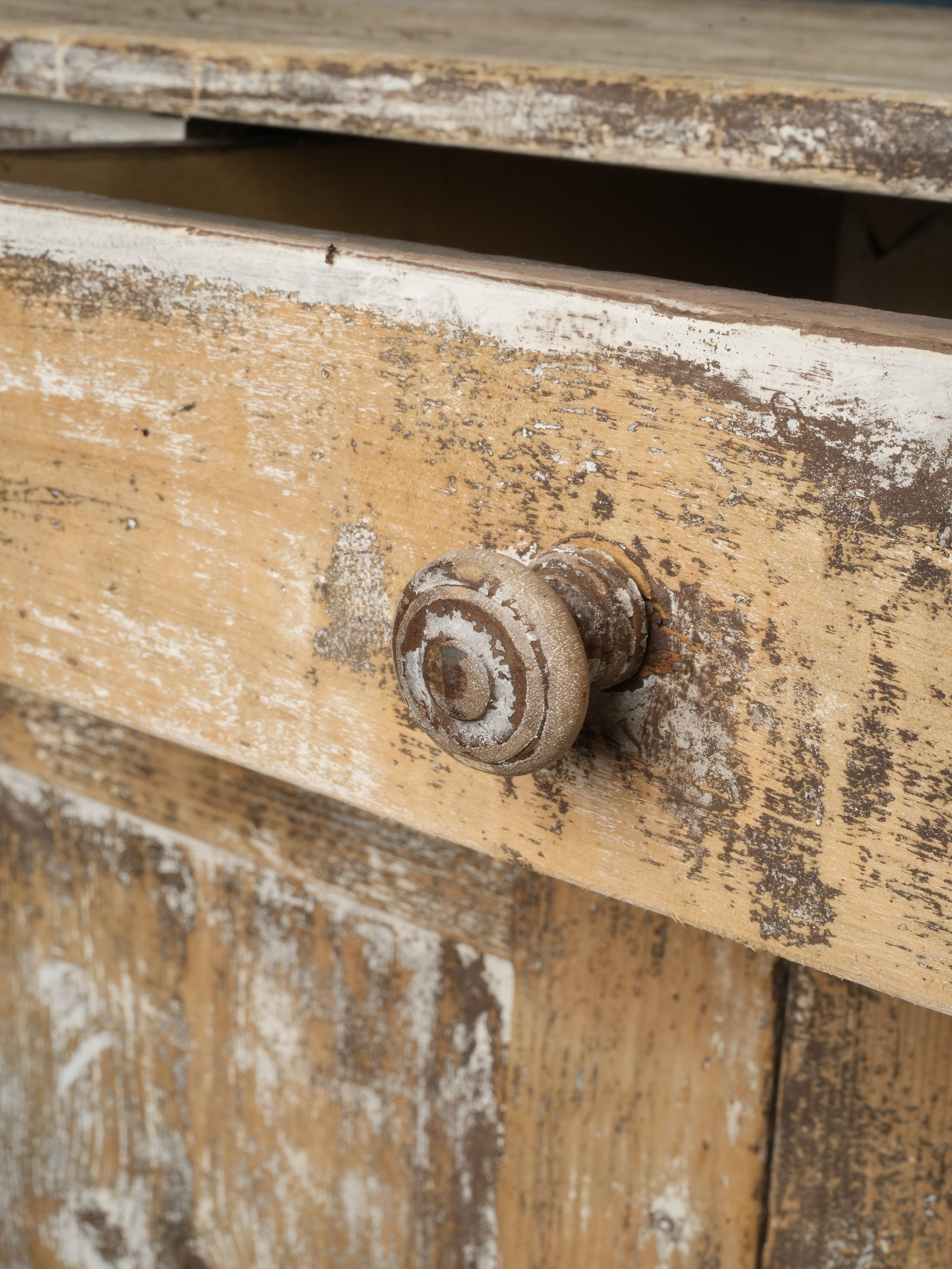 Organic rustic farmhouse cupboard
