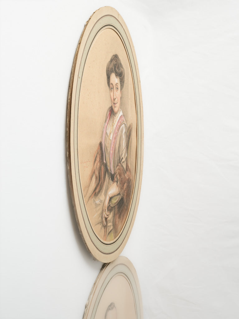 Distinguished museum-quality framed illustrations
