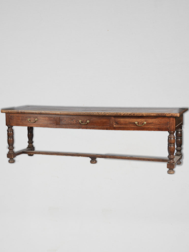 Antique French meleze console table