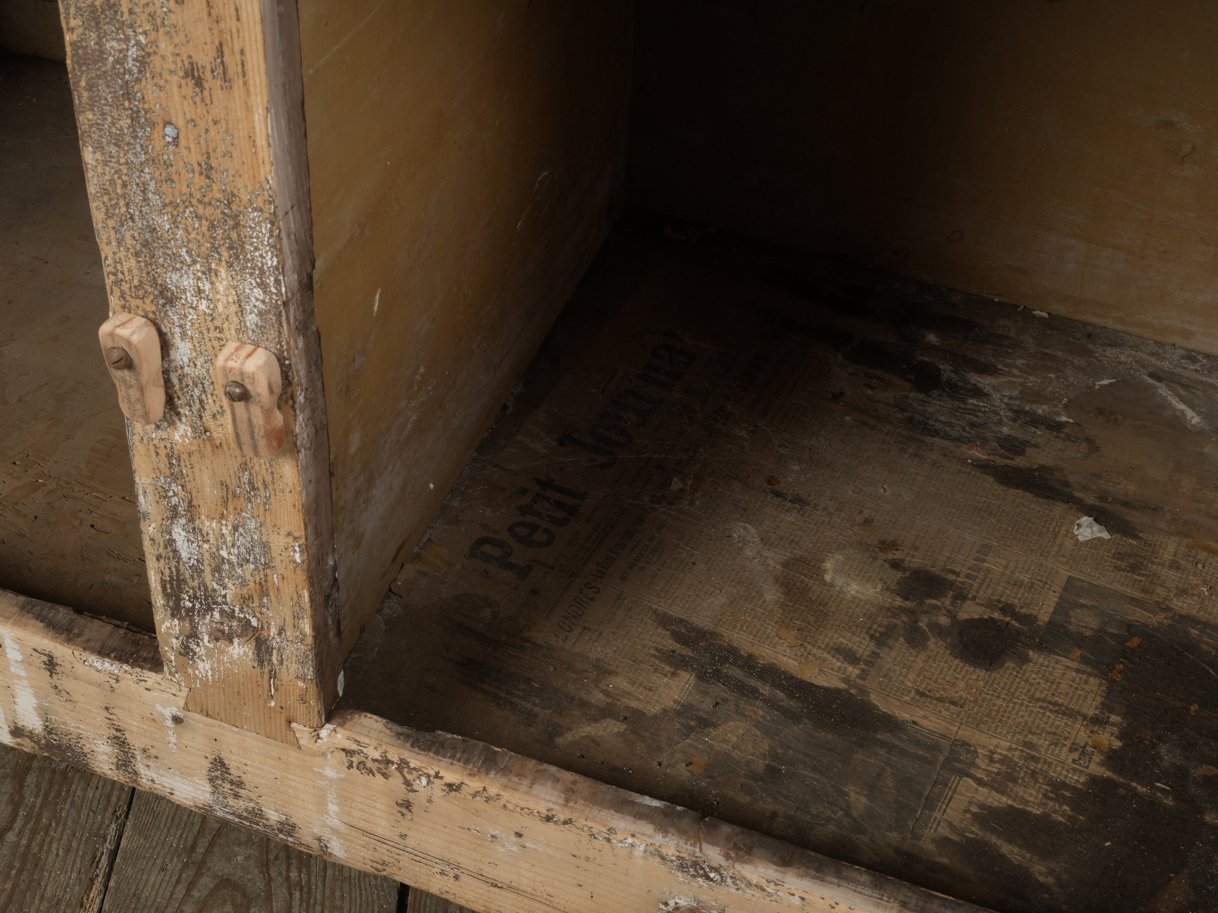 Unpolished timeless French Provincial cabinet