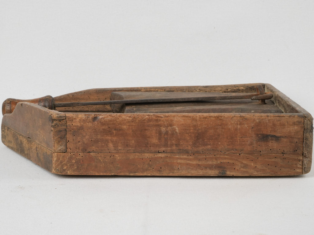 History-infused chestnut wood slicer