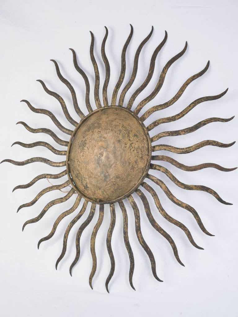 Vintage Spanish sunburst lamp