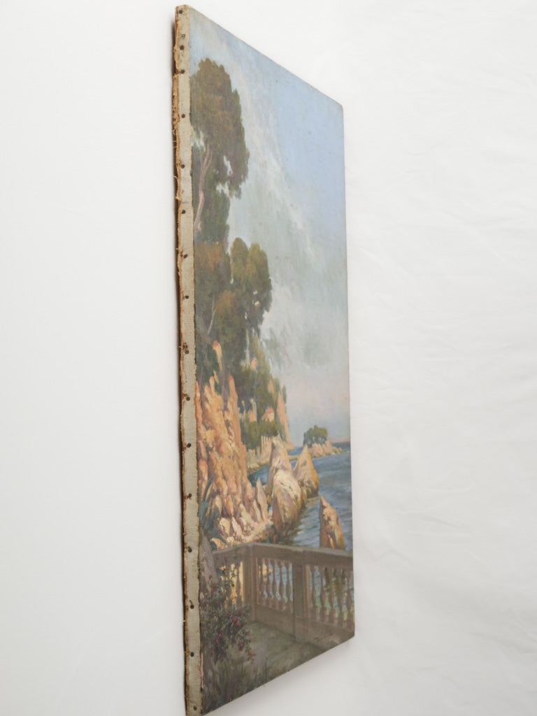 Classic balustrade detailed painting
