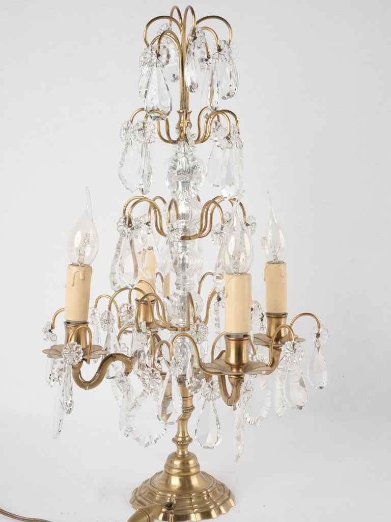Vintage sparkle European-wired girandole