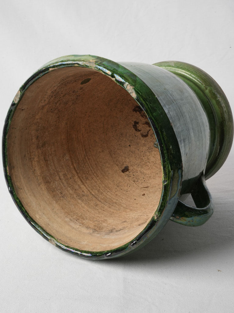 Distinctive copper-green planter
