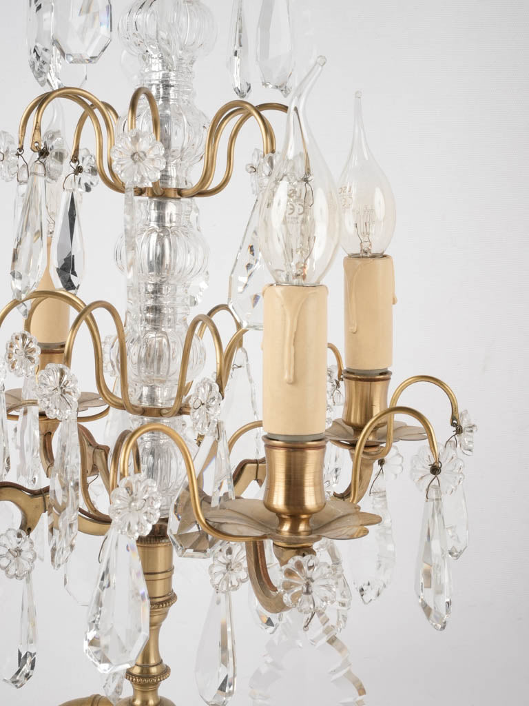 Sparkling 20th-century girandole centerpiece