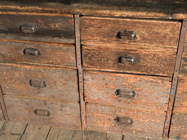 Industrial elegant entryway console