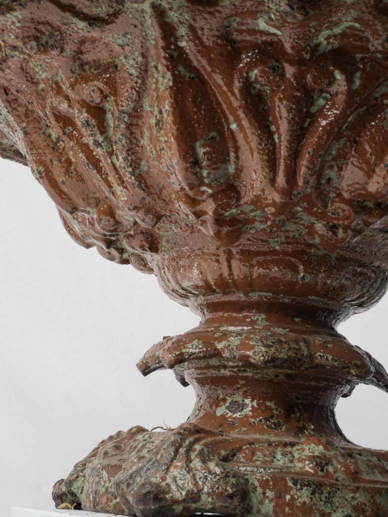 Decorative cast-iron scrolled corners