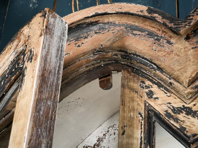 Pale blush French console cabinet