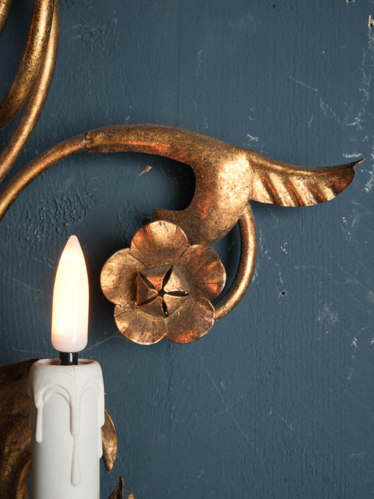Hand-crafted vintage wall sconces