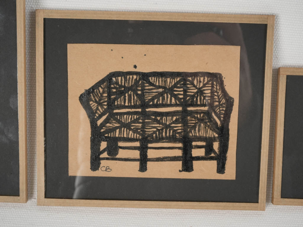 Elegant china ink chair designs