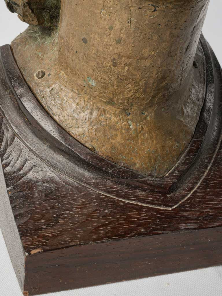 Bronze bust of a lady 1966 Dan Bailey (1947 -) 17¼"