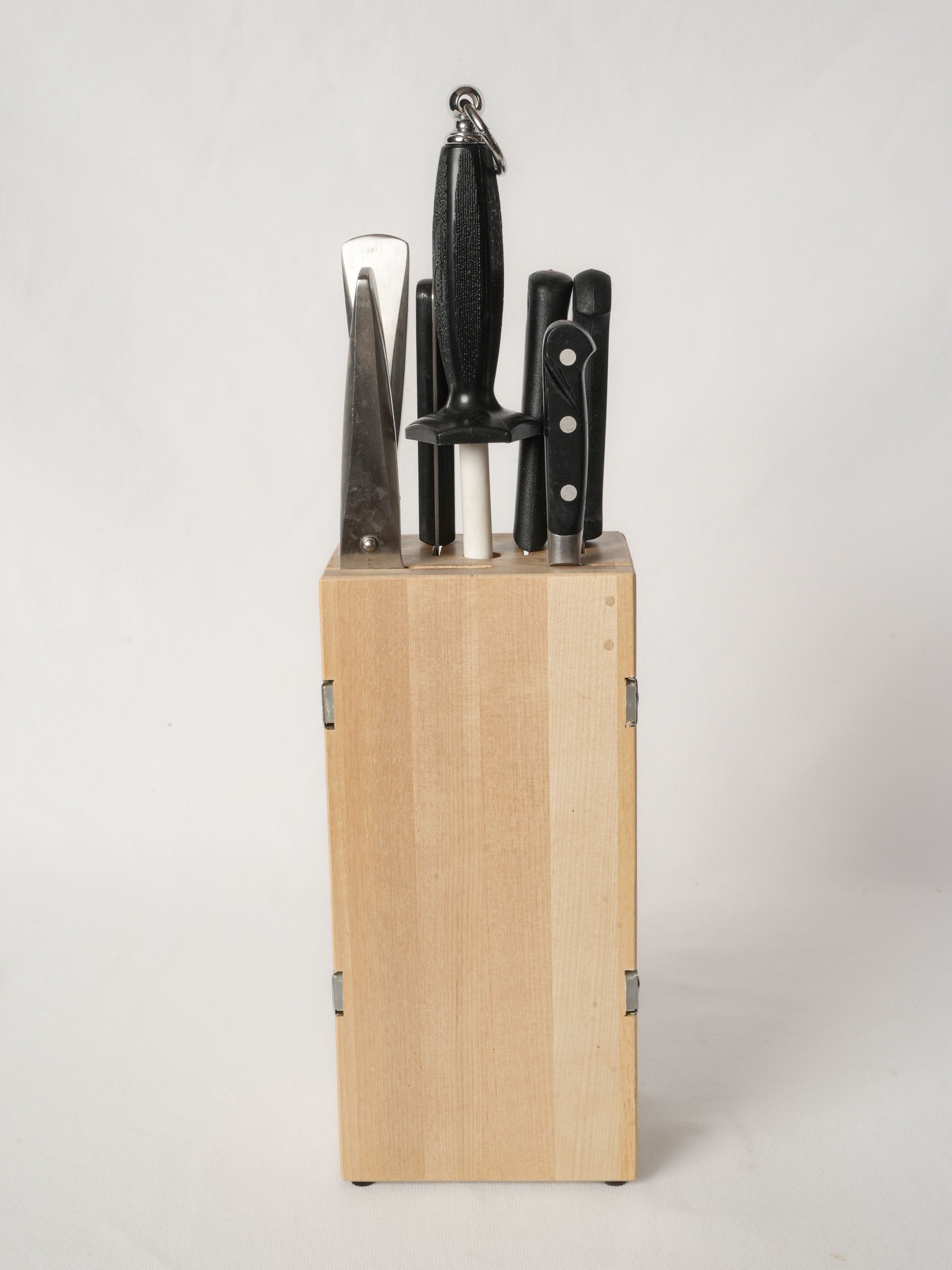 French Knife Set in a Wooden Block - Set 1