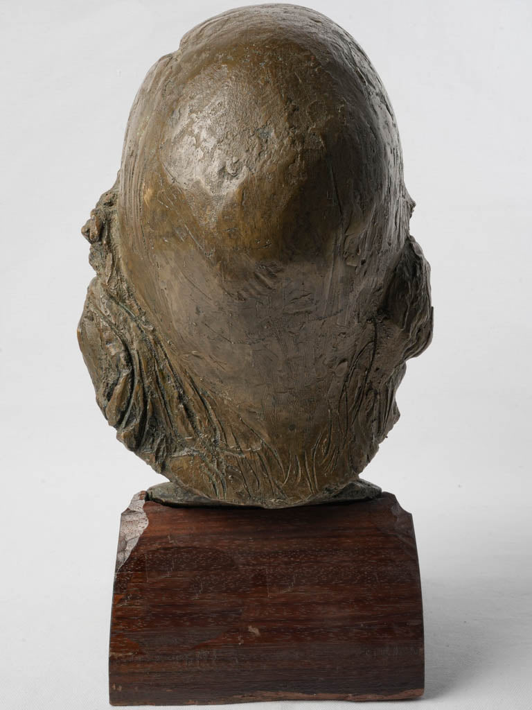 Bronze bust of a lady 1966 Dan Bailey (1947 -) 17¼"