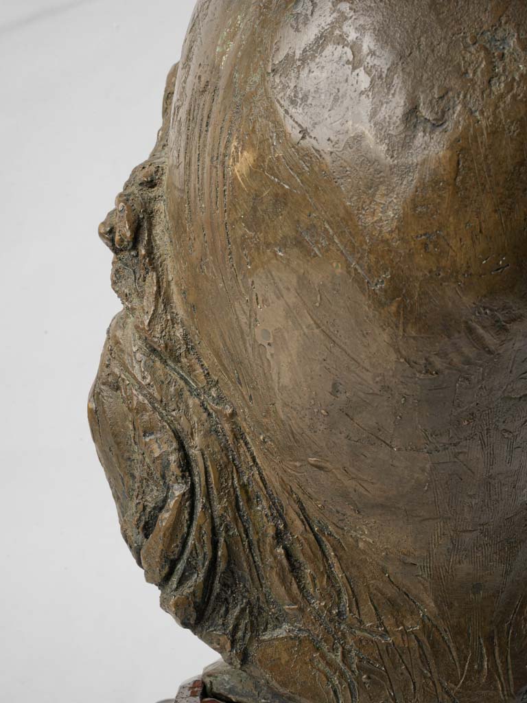 Bronze bust of a lady 1966 Dan Bailey (1947 -) 17¼"