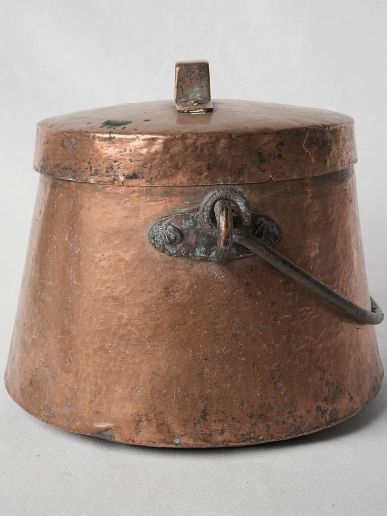 Warm toned copper kitchen piece