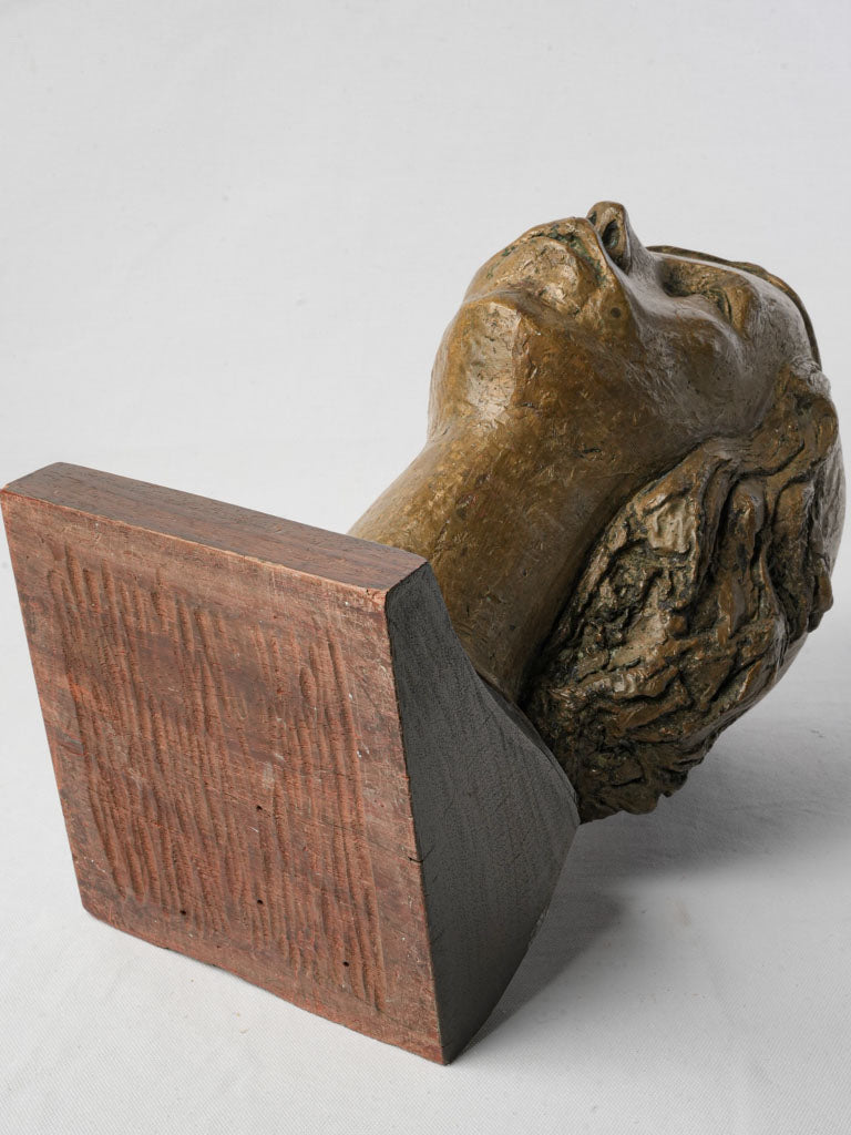 Bronze bust of a lady 1966 Dan Bailey (1947 -) 17¼"