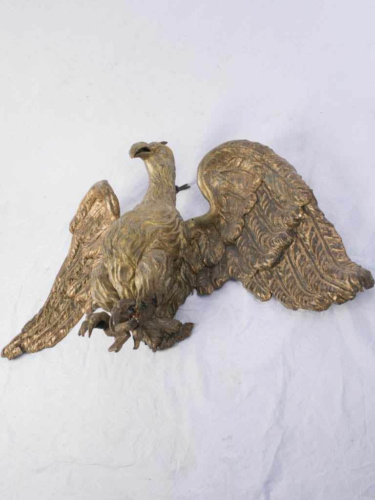 Antique ecclesiastical lead eagle lectern