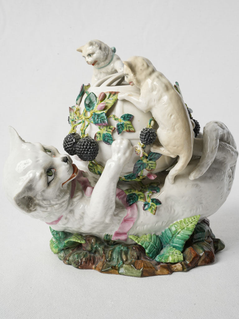 Antique porcelain flower holder