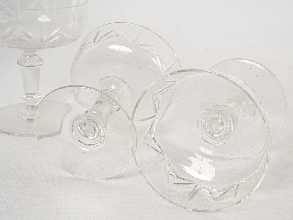 Timeless etched pattern glassware