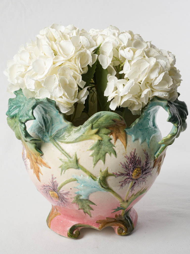 Vibrant glazed jardinière