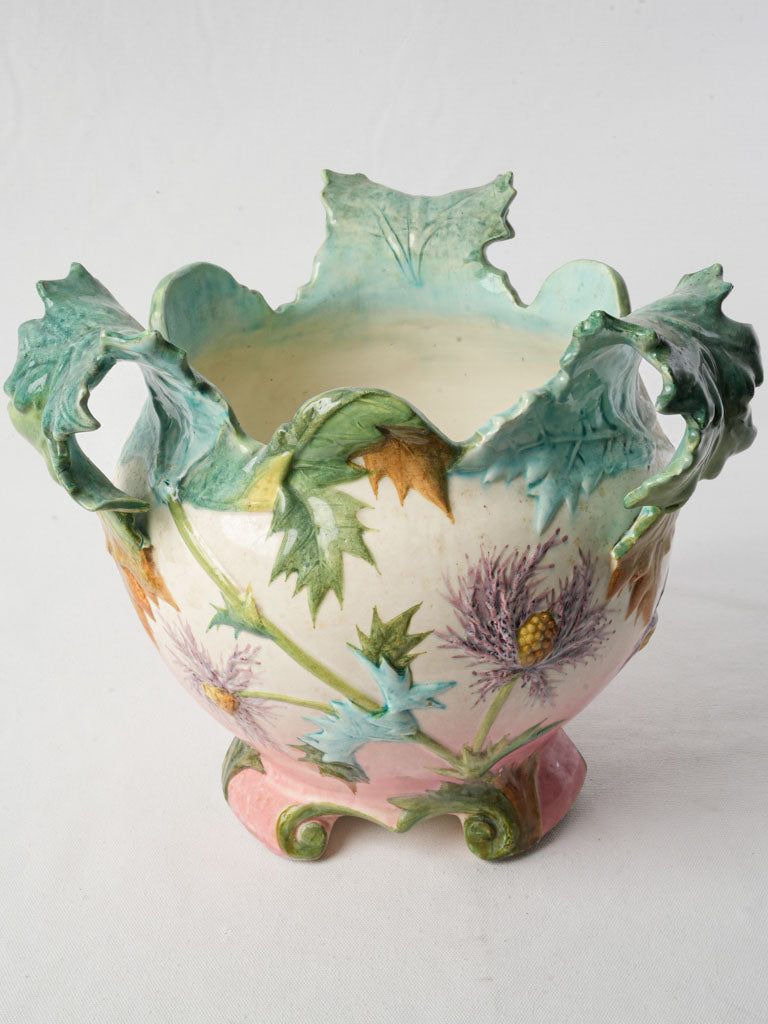 Organic form ceramic vase