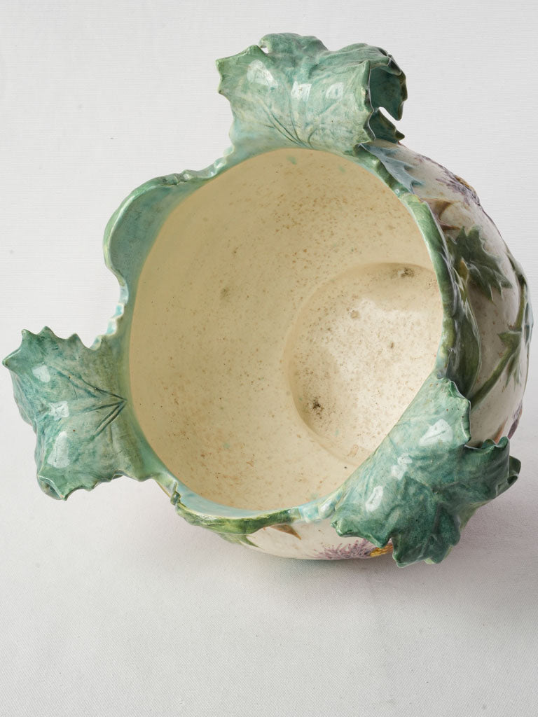 Vintage blush pink jardinière