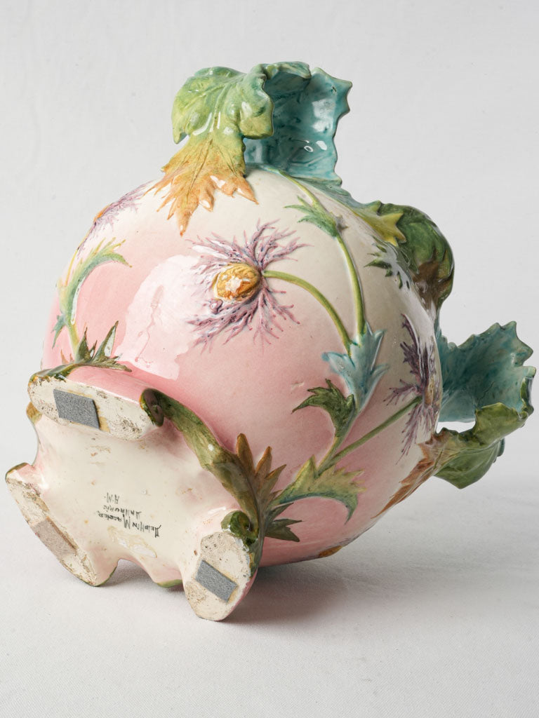 Belle Époque ceramic cache pot  