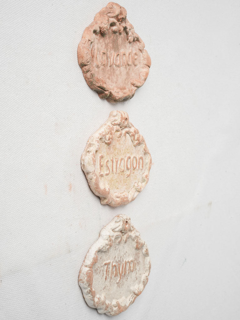 Rustic Provençal herb labels