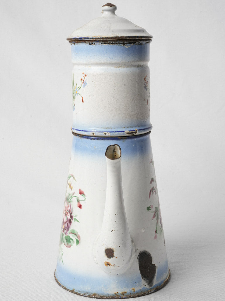 Historical French drip coffee pot