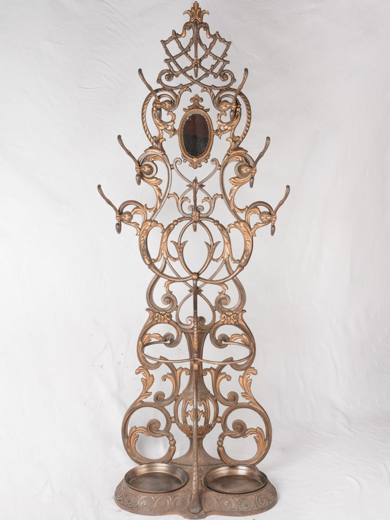 Victorian-style Napoleon coat rack
