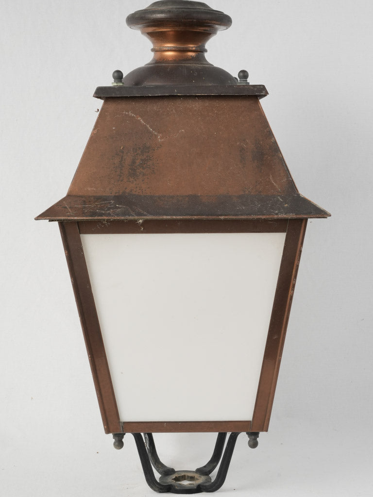 Rustic Provencal copper lantern