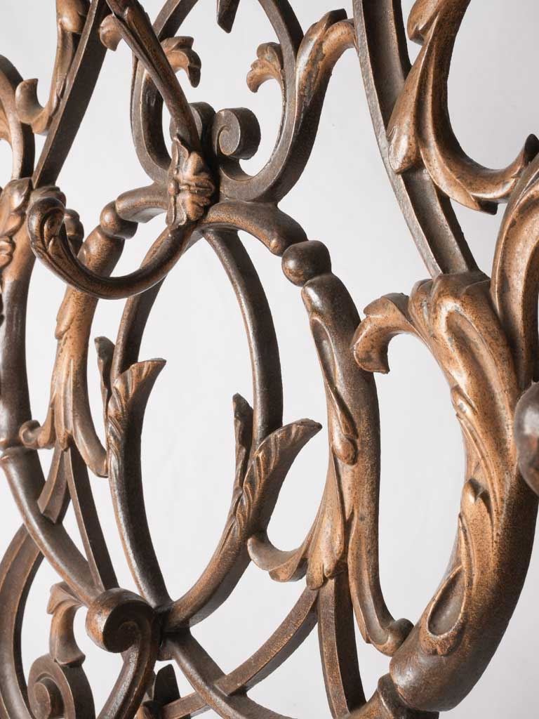 Elegant antique hallway rack mirror