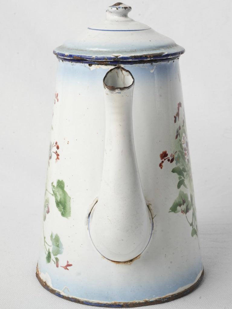 Rustic French kitchen coffee pot