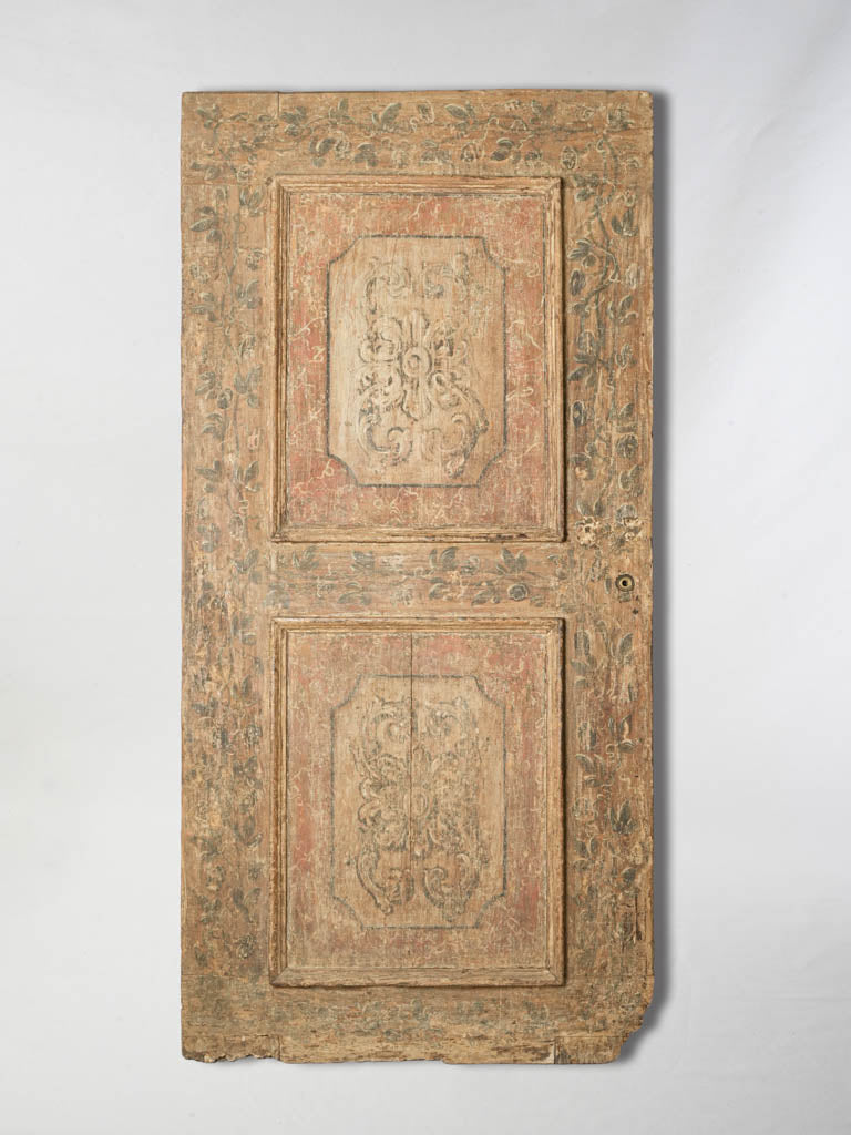 Rare Florentine painted door panel
