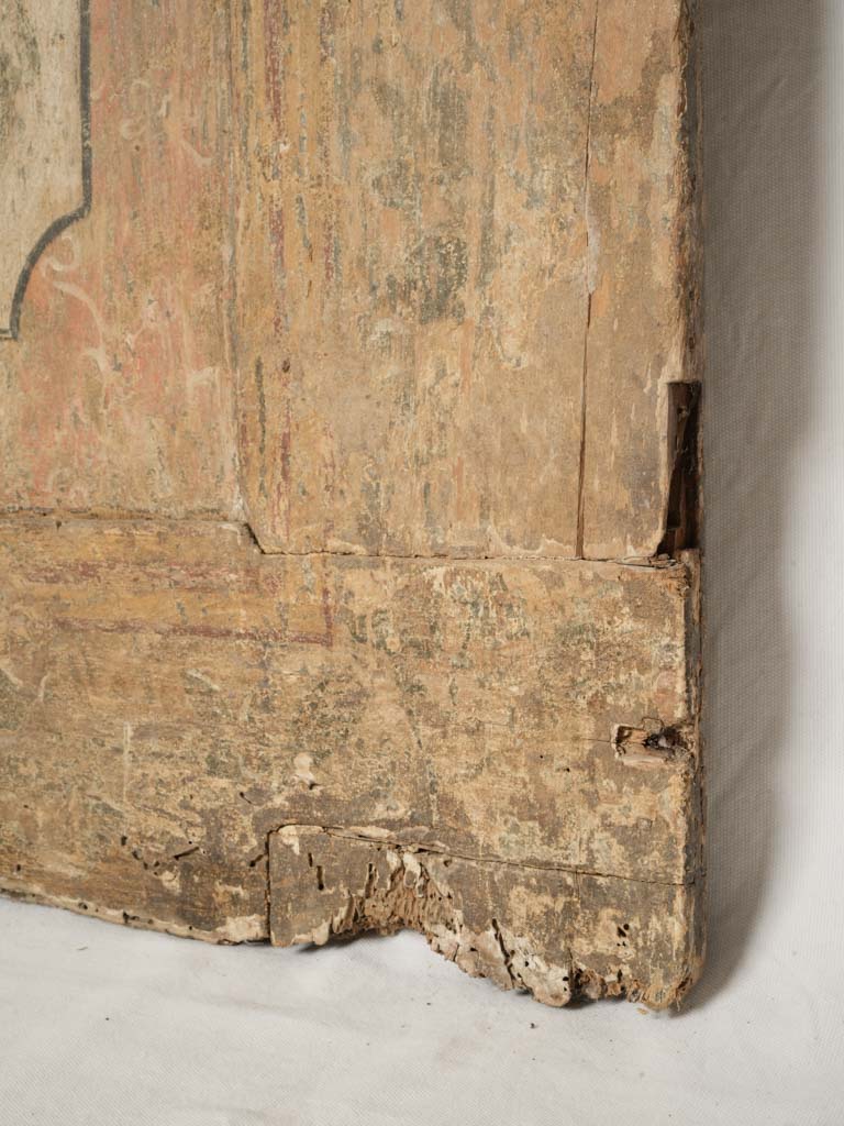 Elegant sienna-toned vintage door