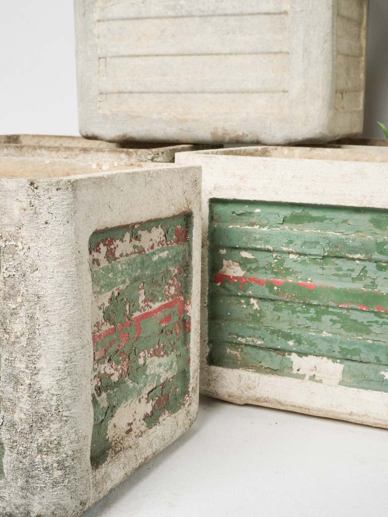 Rustic Aged Fiber Cement Boxes