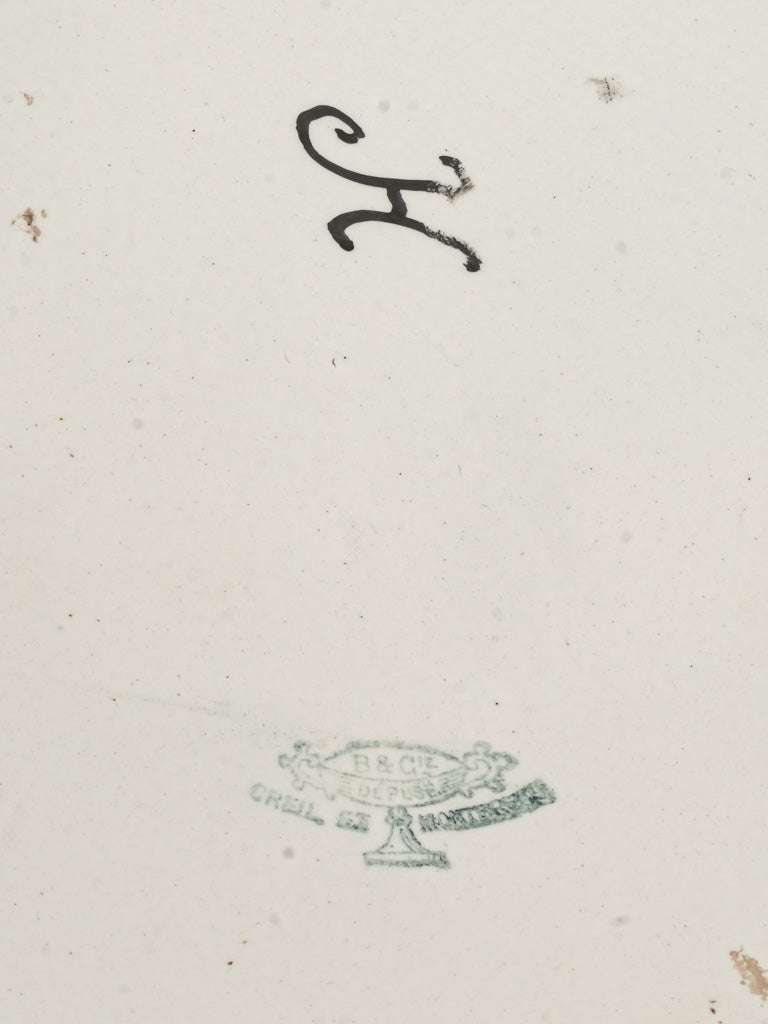 Elegant handcrafted Creil et Montereau