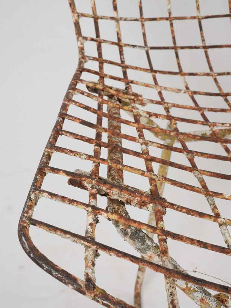 Antique Bertoia alfresco furniture items