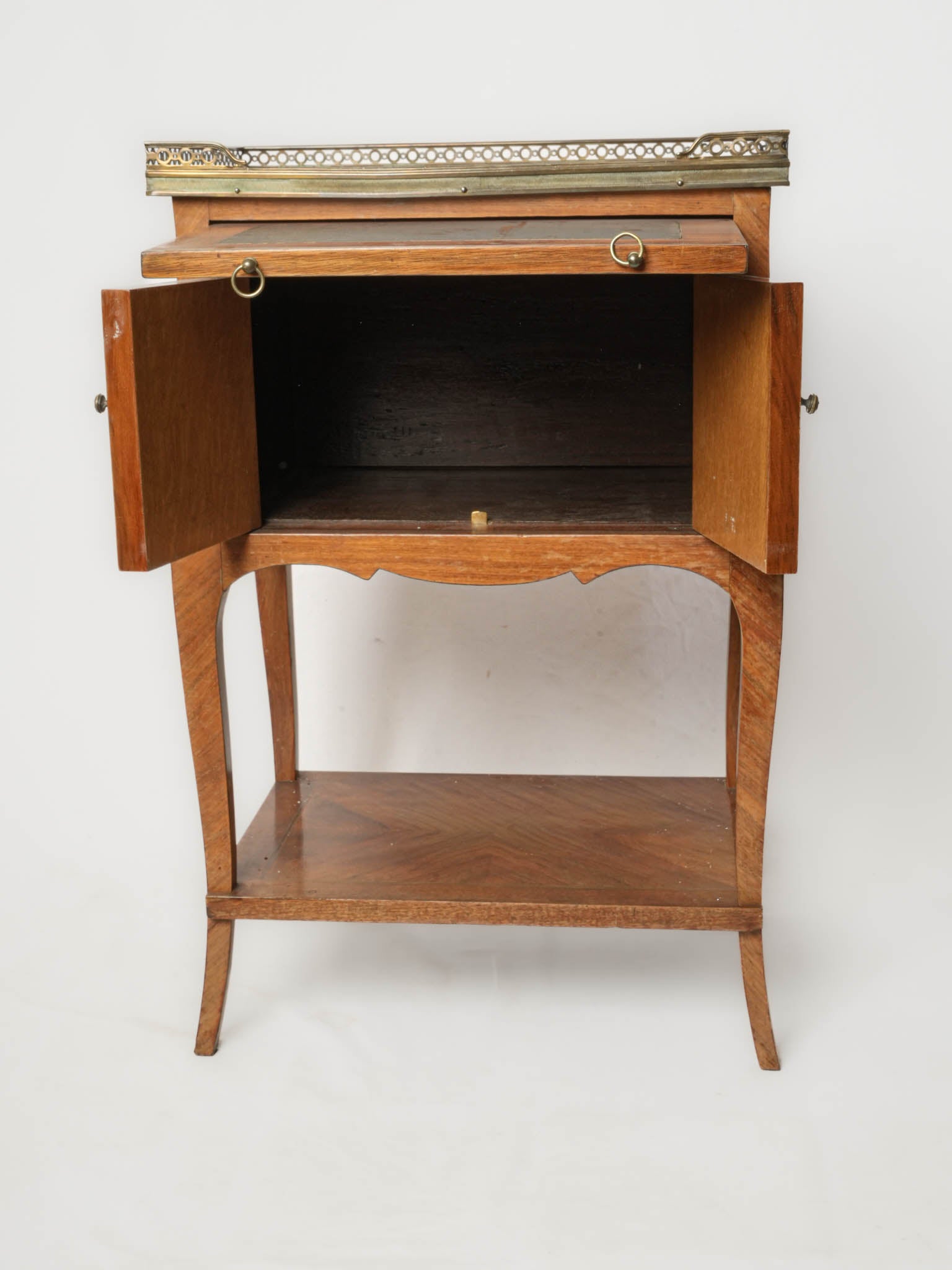 Charming faux book door table