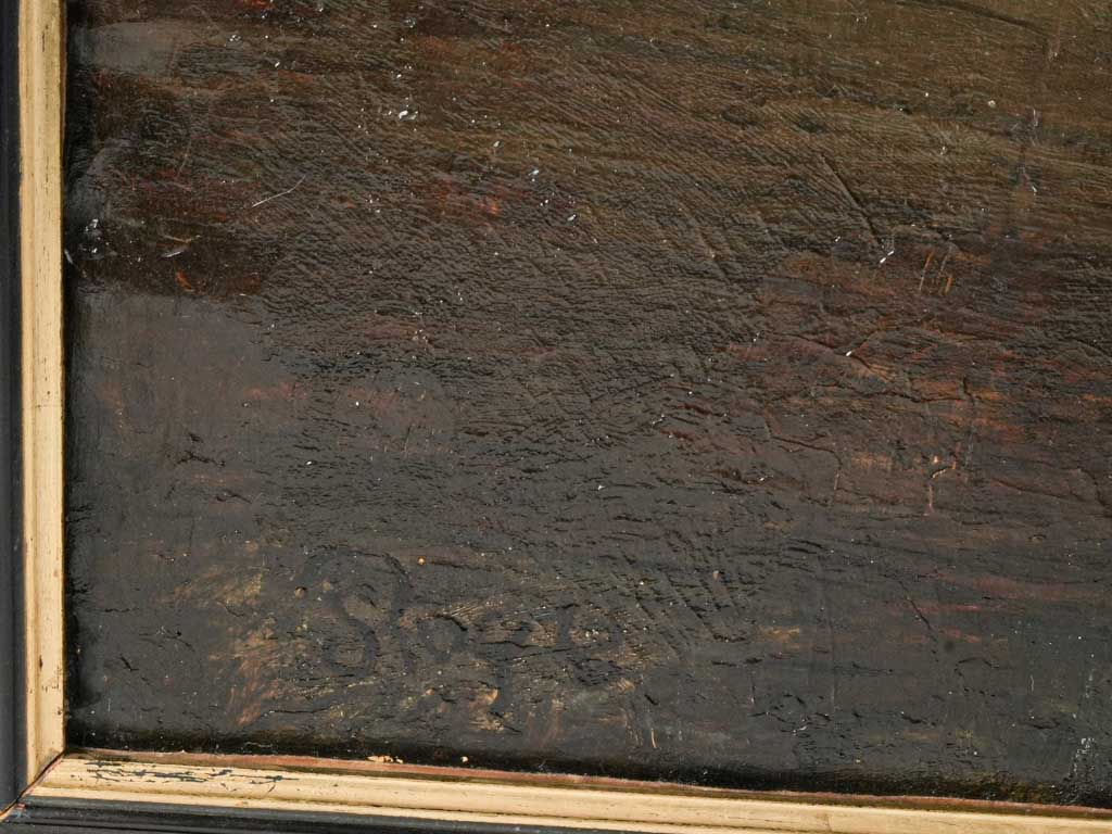 Mysteriously signed artwork, European roots