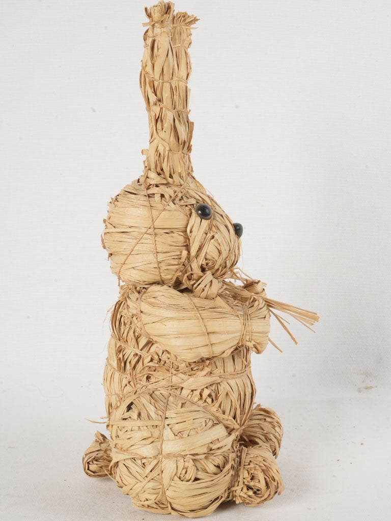 Cozy vignette rabbit centerpiece