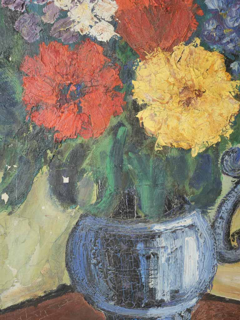 Colorful impasto picture