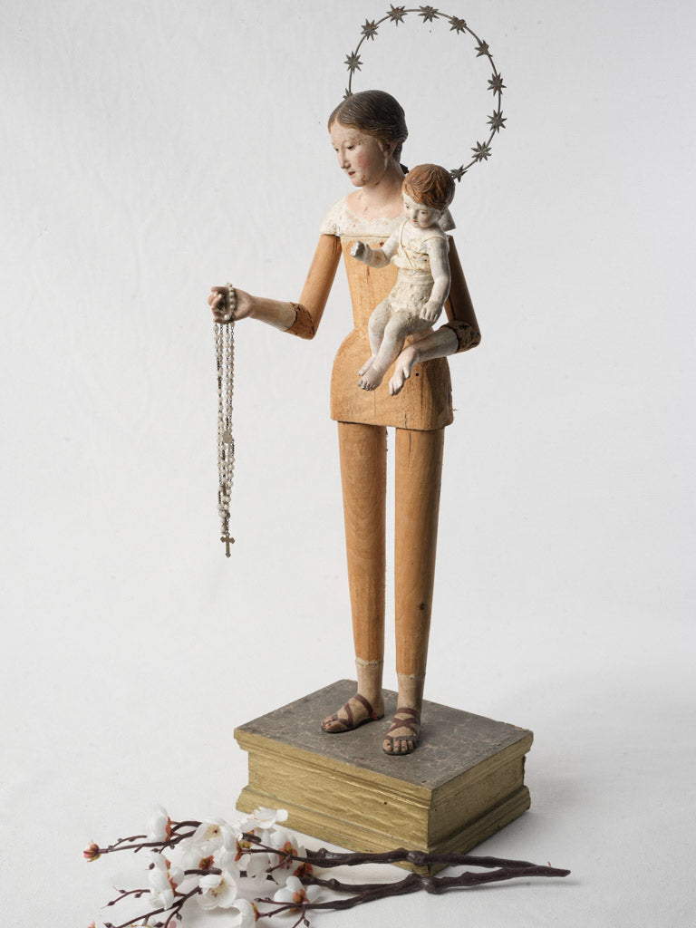 Historical European devotional sculpture