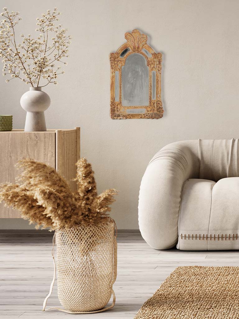 Elegant Louis XV-style period mirror