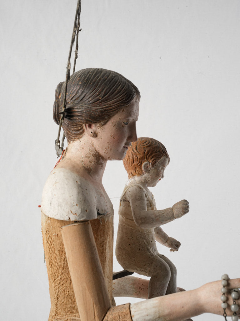 Artistic graceful processional statue