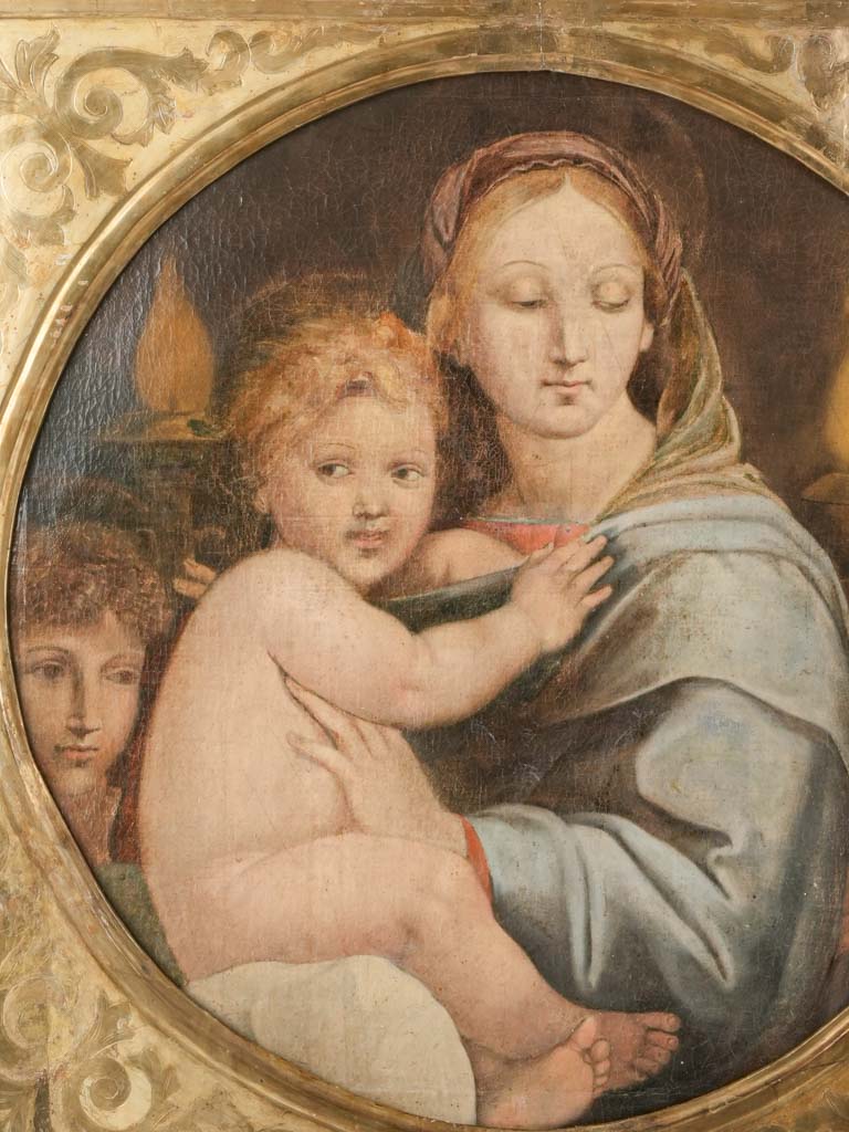 Ornate gilded frame painting
