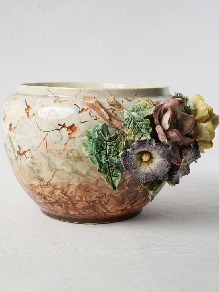 Belle Époque botanical artistry vase